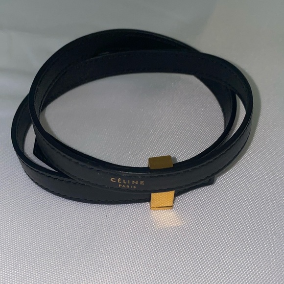Celine Leather Wrap Bracelet FULL Inclusion - Picture 1 of 4